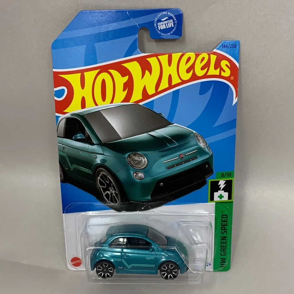 Hot Wheels Fiat 500e HW green speed car toy new by Mattel 144/250 - Picture 1 of 17